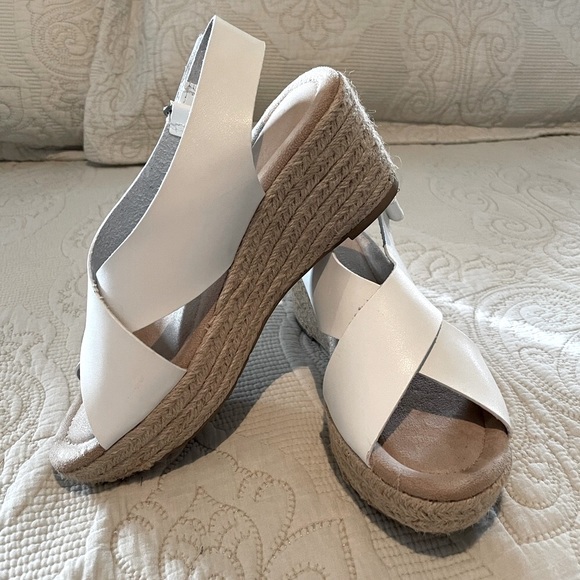 CL by Laundry Shoes - White Wedge Shoes